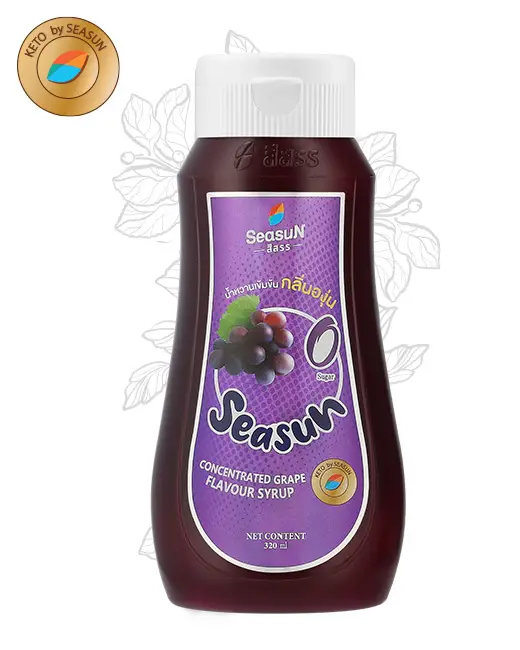 Sugar Free Syrup Grape Flavour Keto size 320 ml