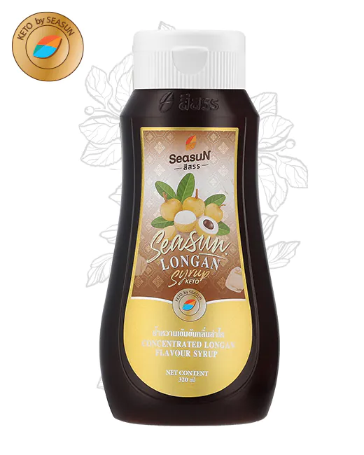 Sugar Free Syrup Longan Flavour Keto 320 ml