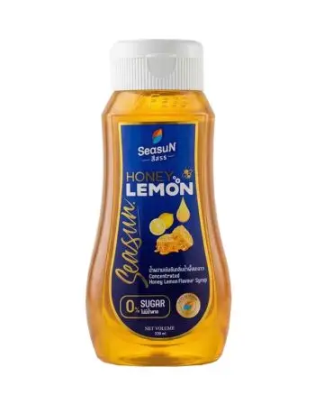 ไซรัปหญ้าหวานกลิ่นน้ำผึ้งมะนาว สูตรคีโต ตราสีสรร ขนาด 320ml