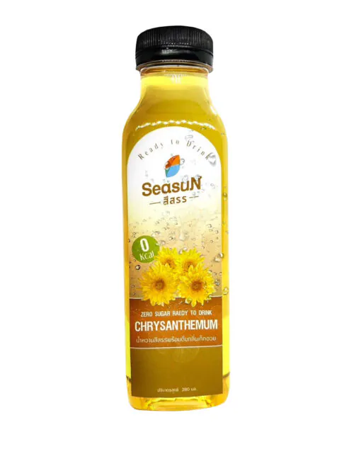 น้ำหวานพร้อมดื่ม กลิ่นน้ำเก๊กฮวย ตราสีสรร ขนาด 280 ml.