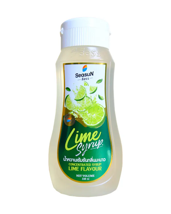 ไซรัปหญ้าหวานกลิ่นมะนาว สูตรคีโต ตราสีสรร ขนาด 320ml